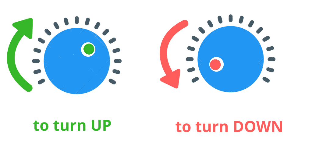 Приклад до turn up\down