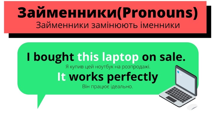 Функція займенників в англійській мові