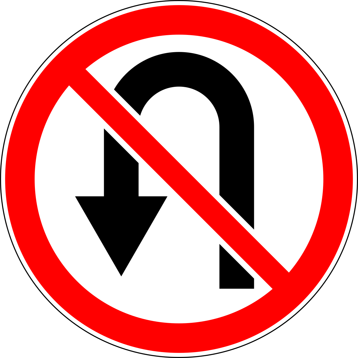 Prohibition signs - заборонні знаки