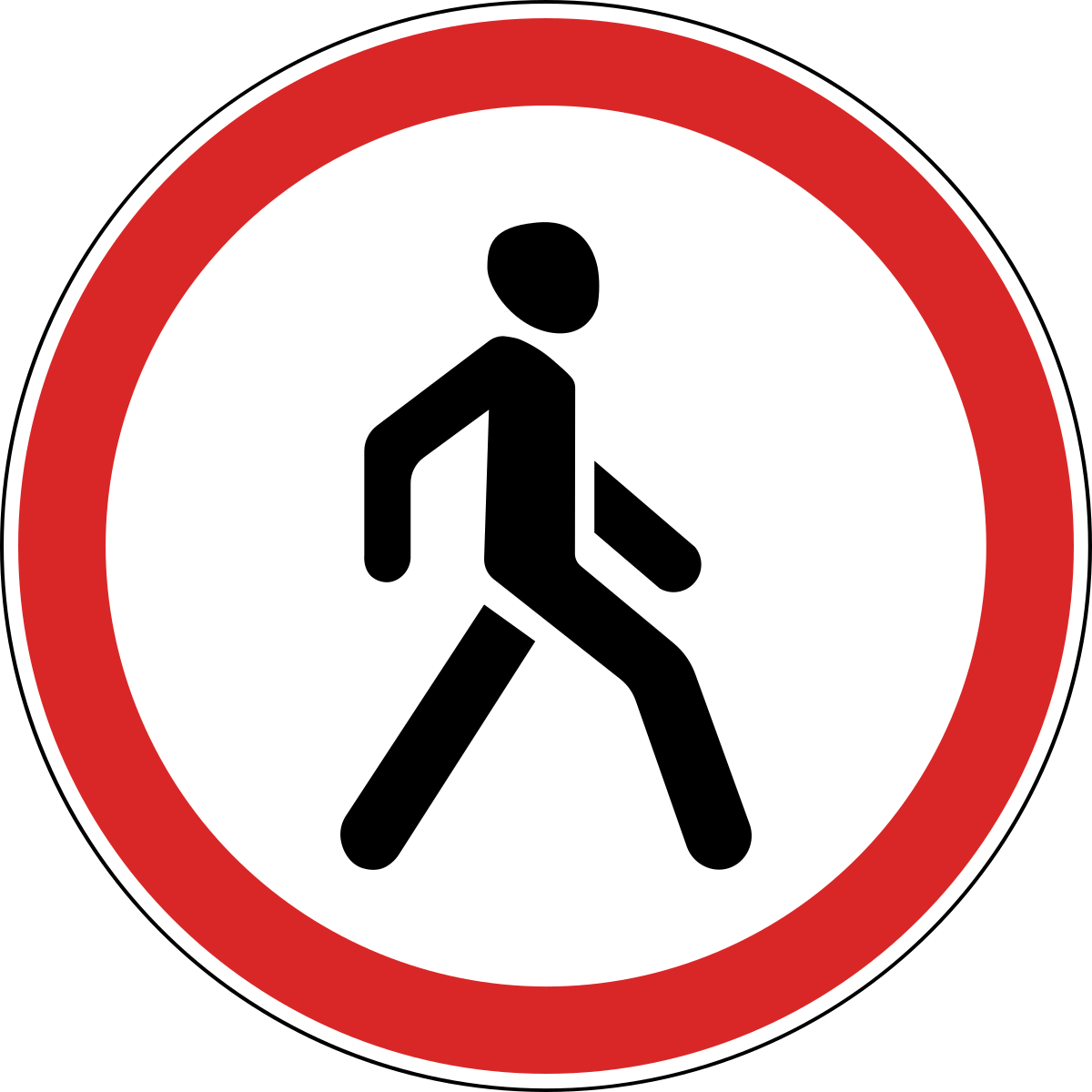 Prohibition signs - запрещающие знаки